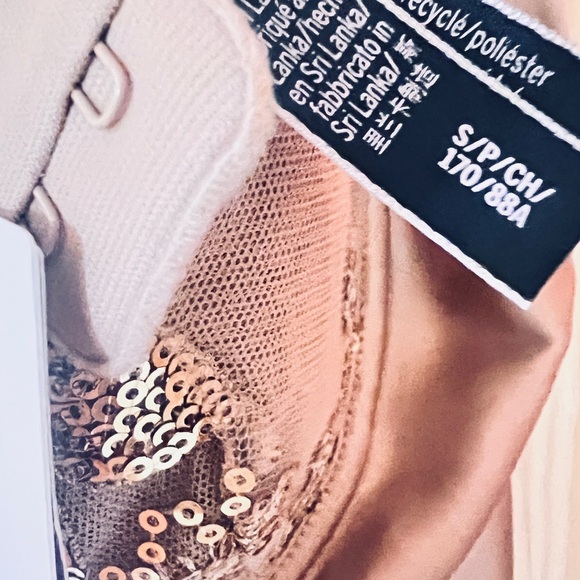 Victoria’s Secret Satin Slip Dress Gold Foil S NWT - Picture 6 of 9